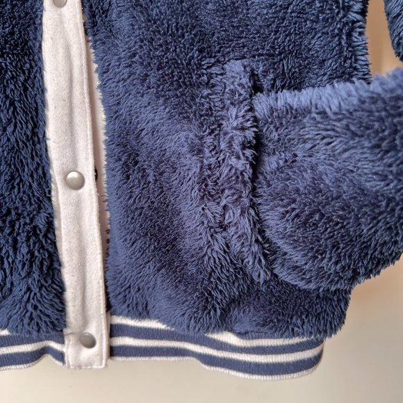 EUC Roxy Girl Snap Up Sherpa Hoodie - Picture 3 of 10